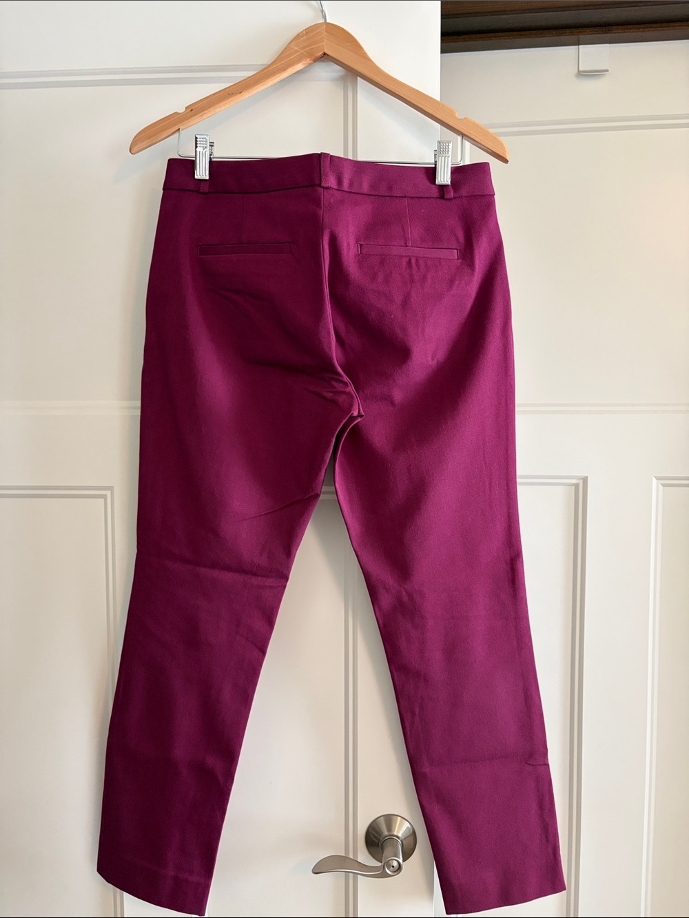 Banana Republic Sloan Slim Dress Pants in Berry - Picture 3 of 3